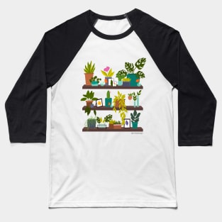 Plant Heaven Shelves Baseball T-Shirt